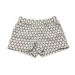 J. Crew Black and White Polka Dot High-Waist Shorts